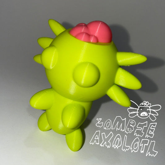 Zombie Axolotl Toy by Sully